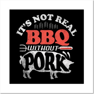 Pork BBQ Is The Southern Way Posters and Art